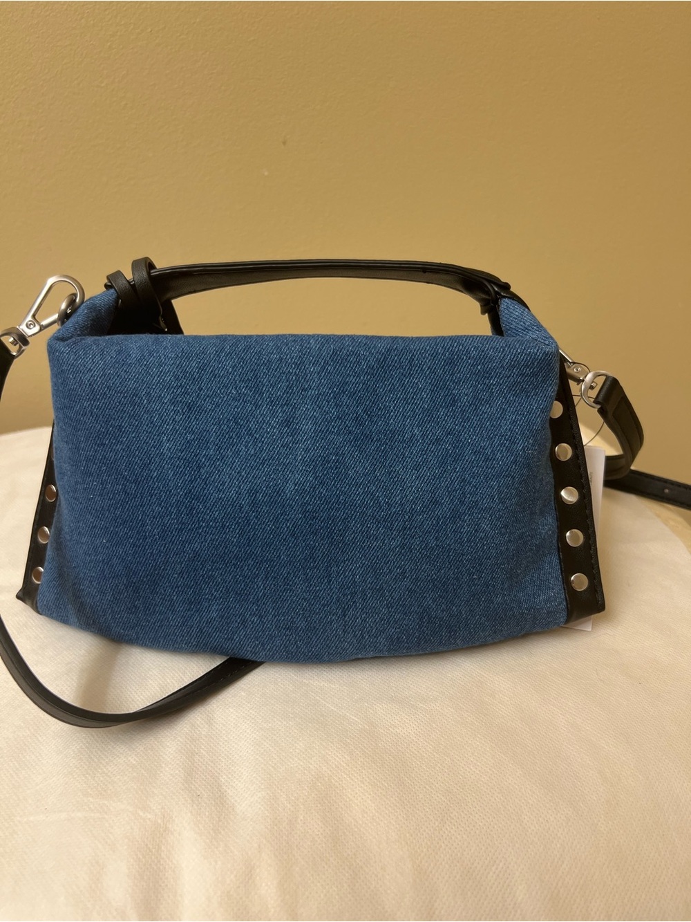 DKNY Jeans Denim Crossbody NWT - Picture 3 of 8